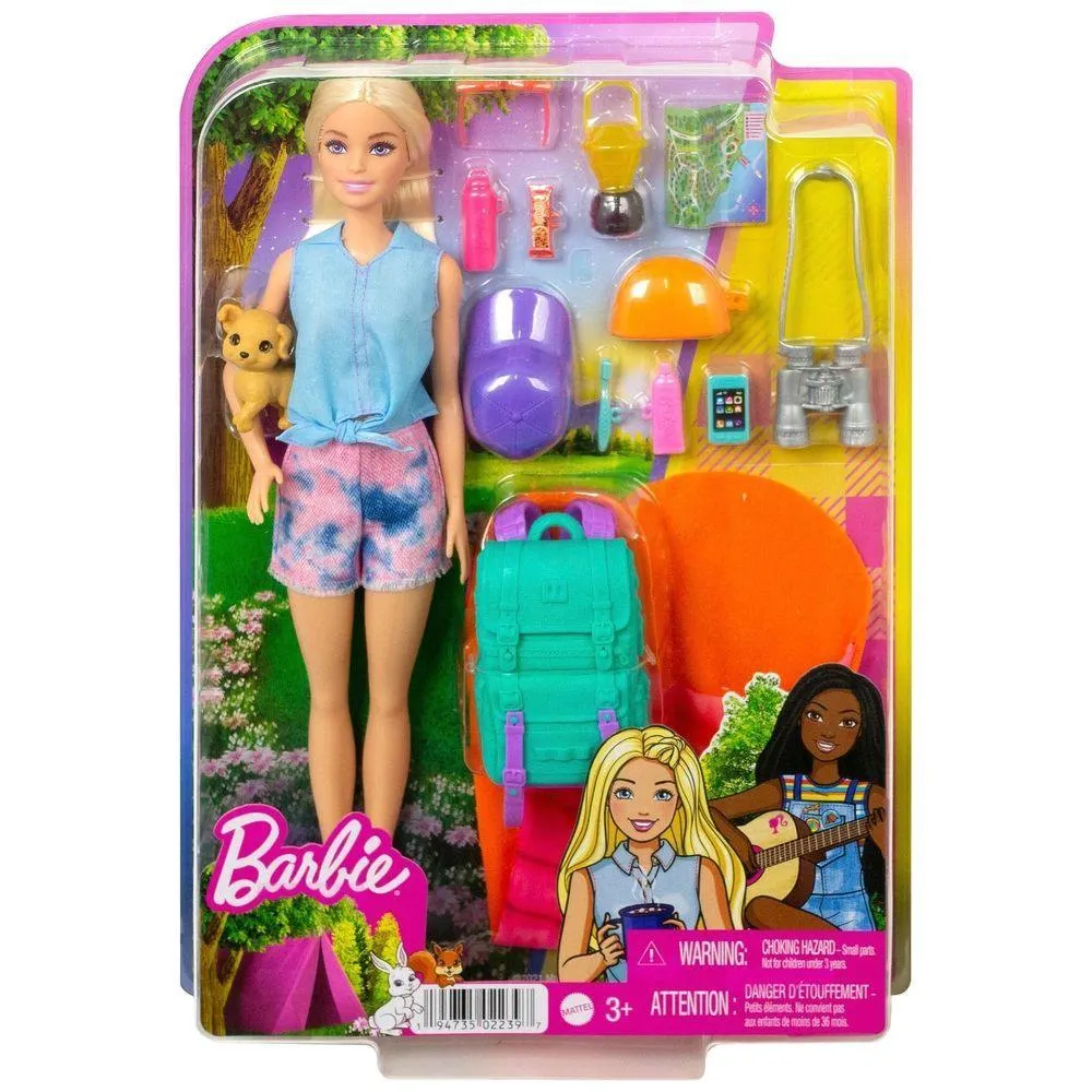 Barbie Camping Malibu Doll And Accessories Mythical Beast