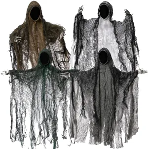 Faceless Grim Reapers Scary Supplies Frightening Ornaments