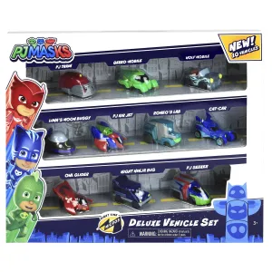 Themed Background Therapeutic Hobby PJ Masks Night Time Micros Deluxe Vehicle Set