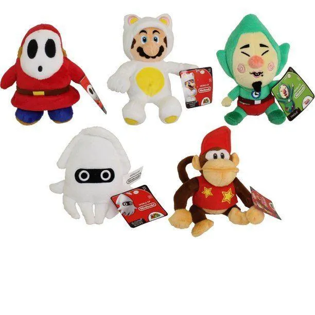 Battle Replica Corporate Gift Super Mario Plush Series 7 Figure - Assortment