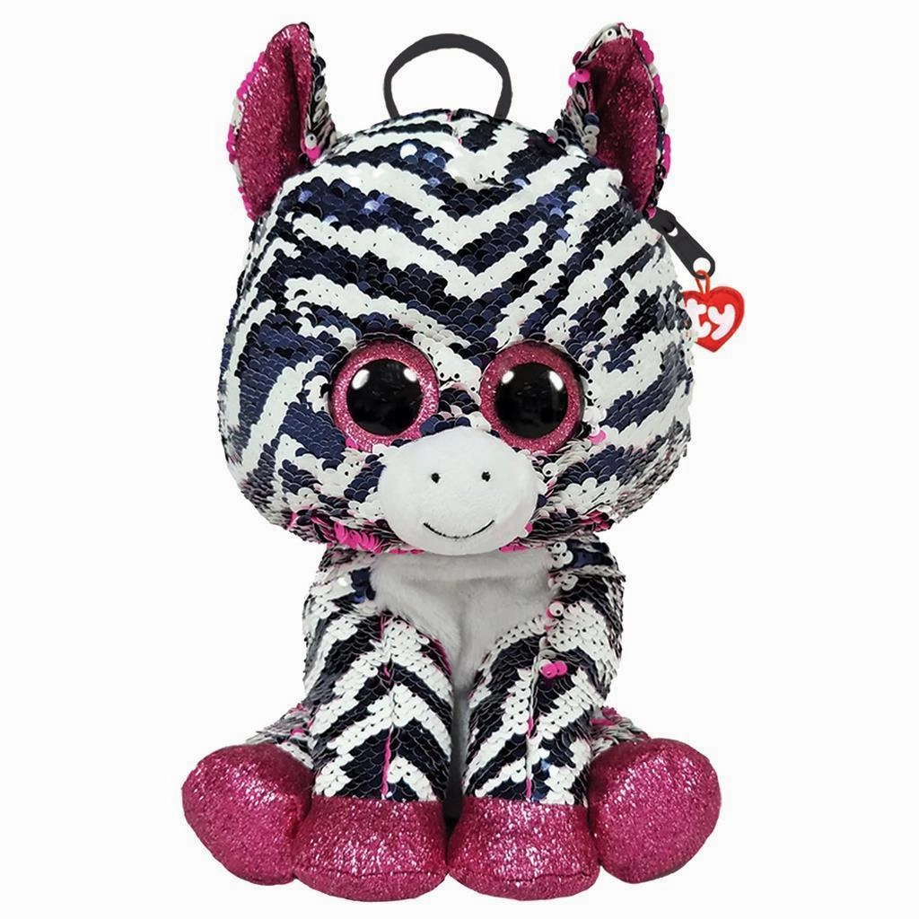 Ty Fashion Backpack Zoey Zebra 33cm Fantasy Vehicle
