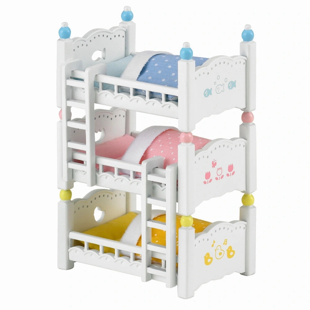 Sylvanian Families Triple Bunk Bed Set Action figure