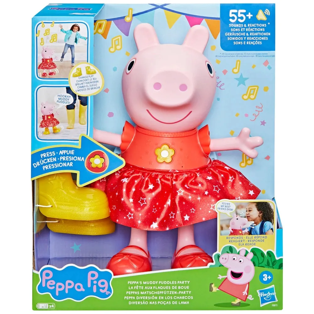 Peppa Pig - Peppa's Muddy Puddles Interactive Party Doll Fan Convention