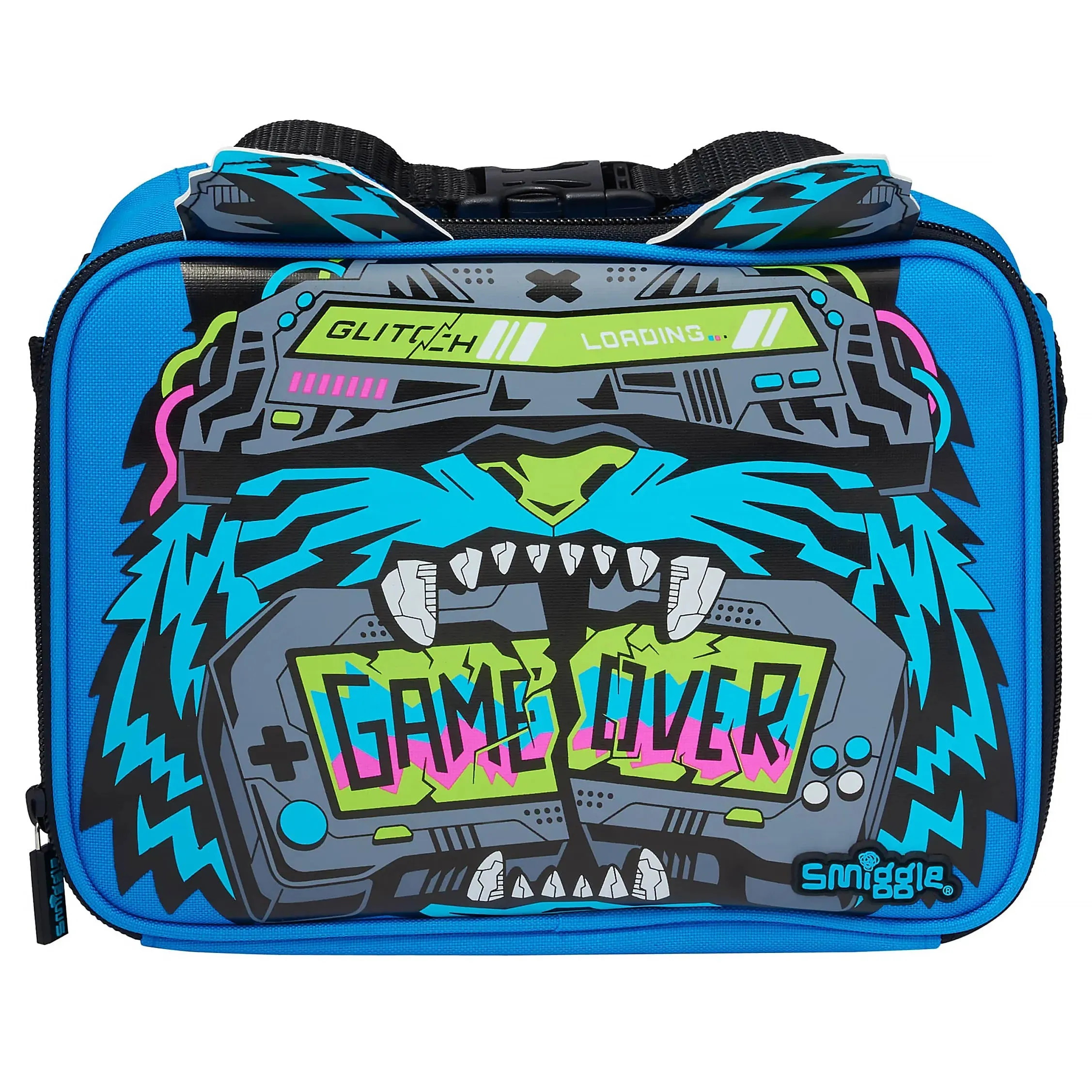 Forest Creature PVC Toy Smiggle Eclipse Oblong Attach Lunchbox - Mid Blue
