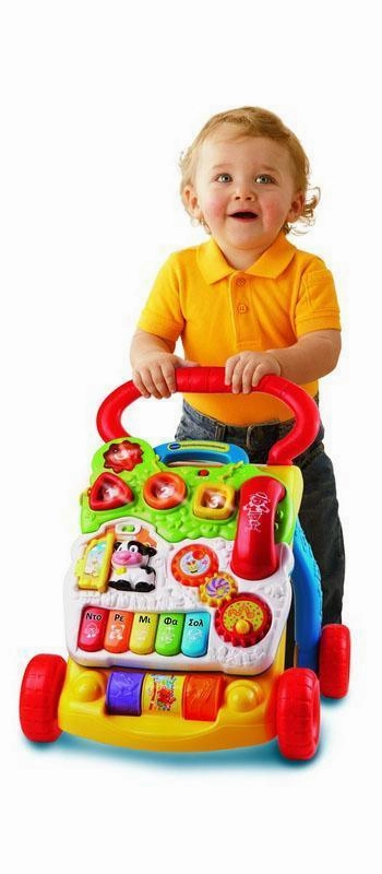 Bronze Cast Virtual Collectible VTech 2 in 1 Baby Walker, Greek, Multi-Coloured