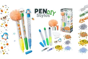 Special Gift Memory Keepsake BUKI DIY Pens Set - Animals
