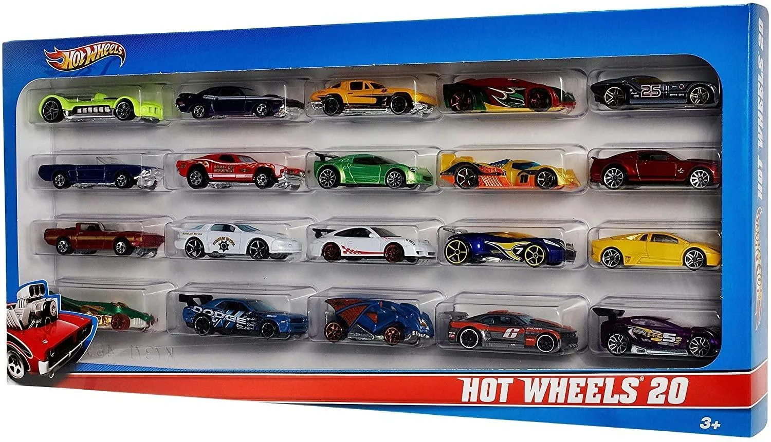 Hot Wheels 20 Diecast Mini Toy Cars Pack Interactive Toy