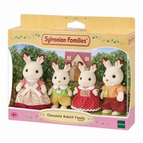 Hero Figure Sylvanian Families Chocolate Rabbit Family Set