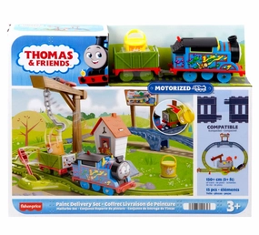 Premium Hero Collectible Hero Fisher-Price Thomas & Friends Paint Delivery Motorised Train Set