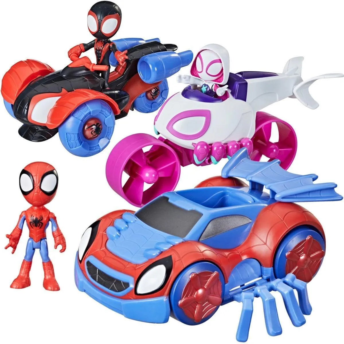 Chase Variant Spidey Amazing Friends Featured Vehicle - Assorted