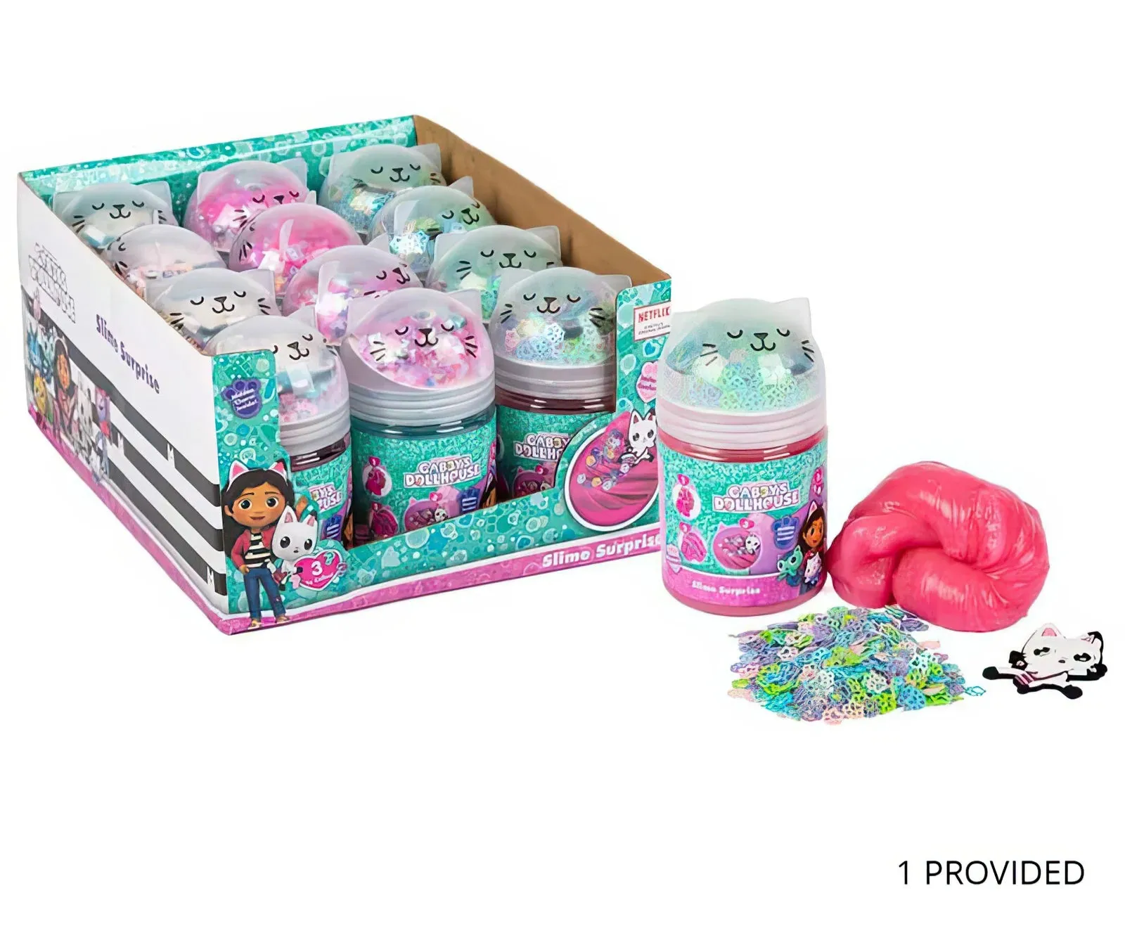 Gabby's Dollhouse Fluffy Slime Surprise 3 Assorted Vintage Hero