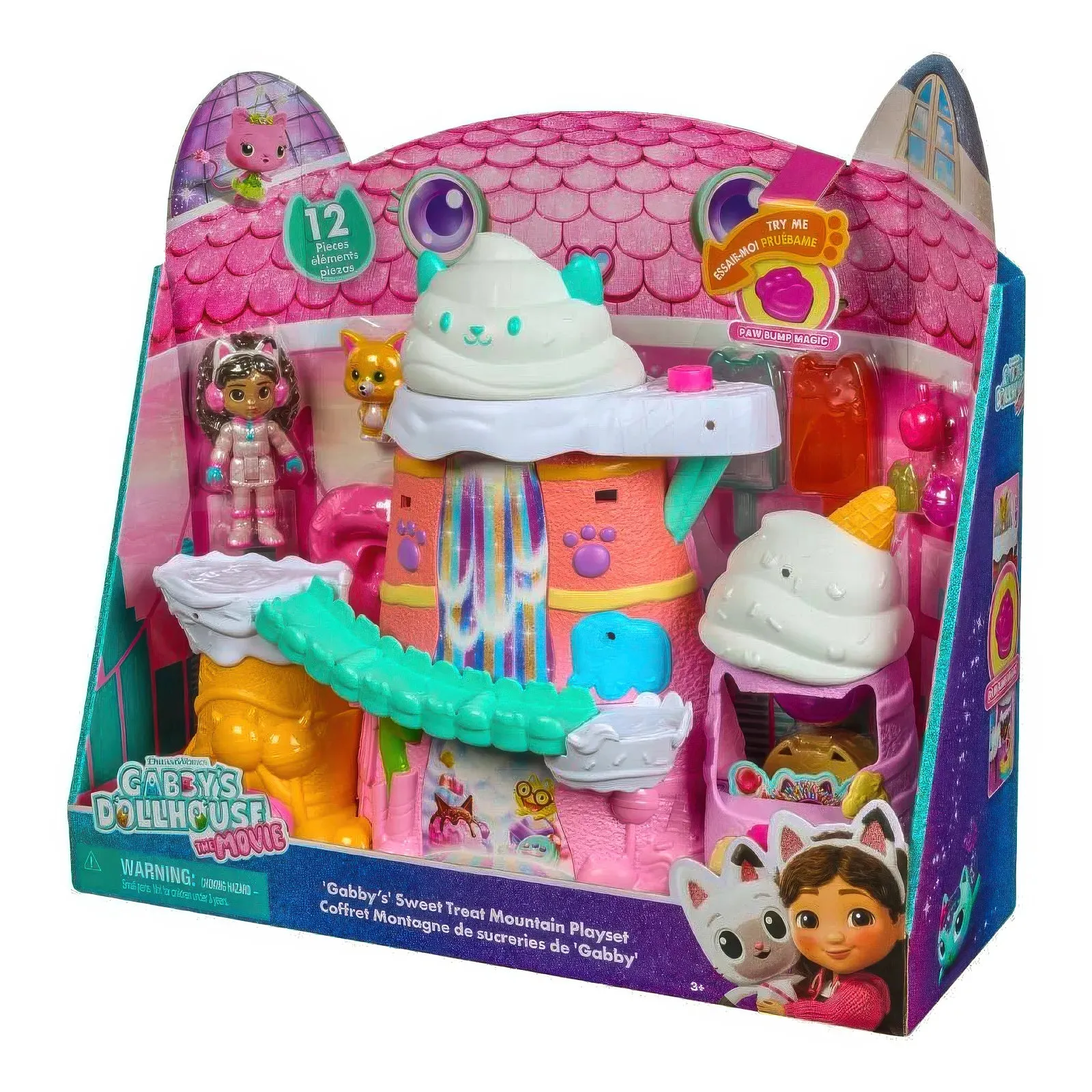 Streaming Decor Display Item Gabby's Dollhouse The Movie Cakey Candyshop Playset