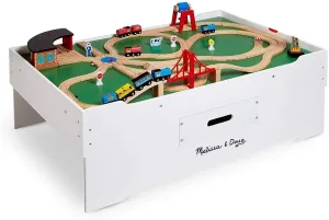 Artistic expression Showcase Piece Melissa & Doug 12371 Deluxe Wooden Multi-Activity Play Table