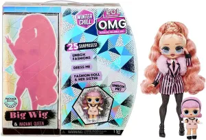 Swapable Head LOL Surprise OMG Winter Chill Big Wig Fashion Doll