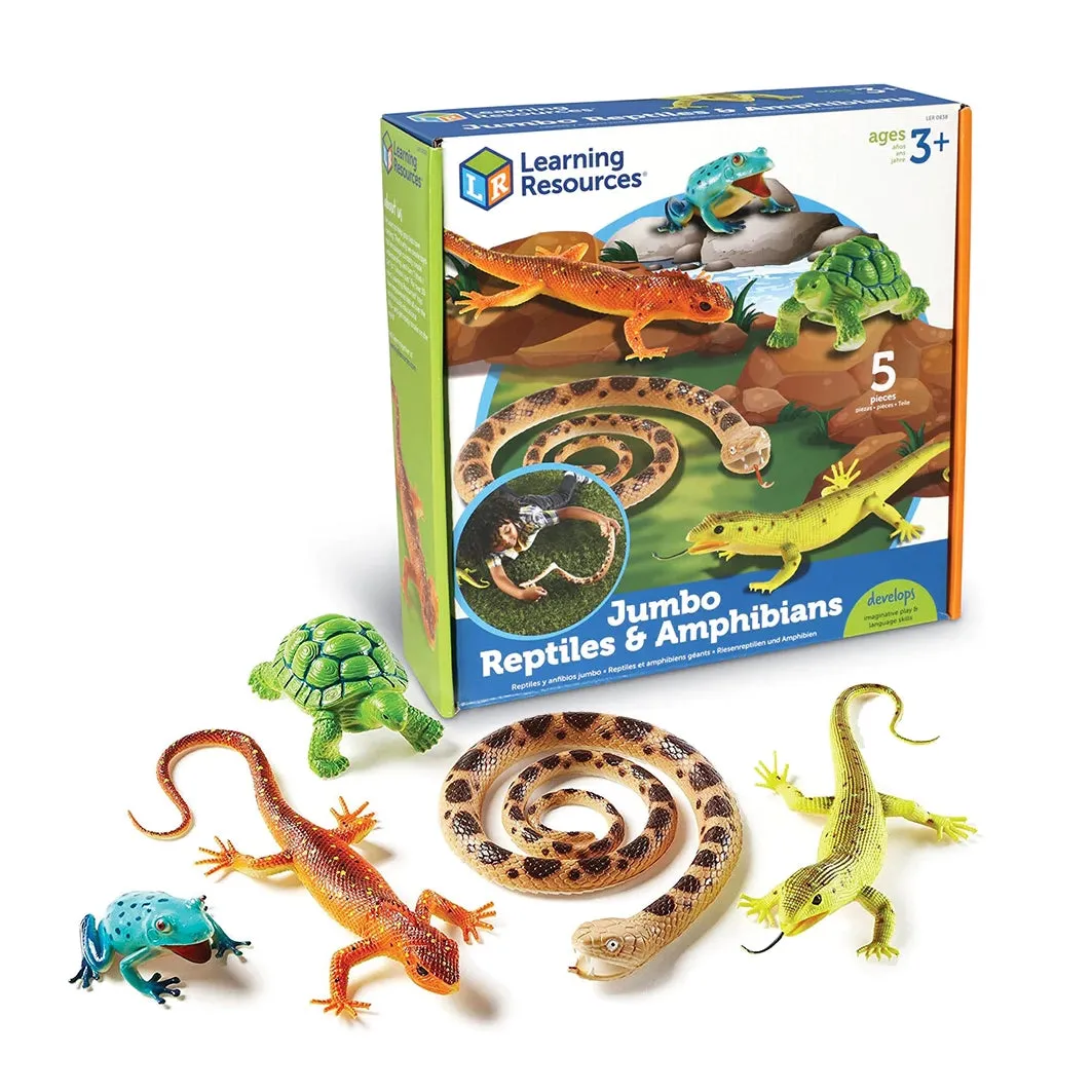 Learning Resources Jumbo Reptiles & Amphibians Craft Project Display Hero
