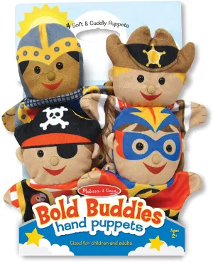 DC Comics Melissa & Doug 19087 Bold Buddies Hand Puppets (Set of 4)