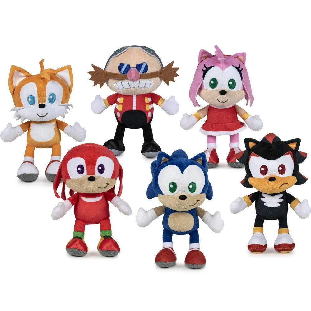 Sonic 2 Plush Toy 22cm Assorted Biodegradable material