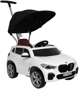 ROLLPLAY Germany BMW X5M Push Car with Canopy - White Movie Model