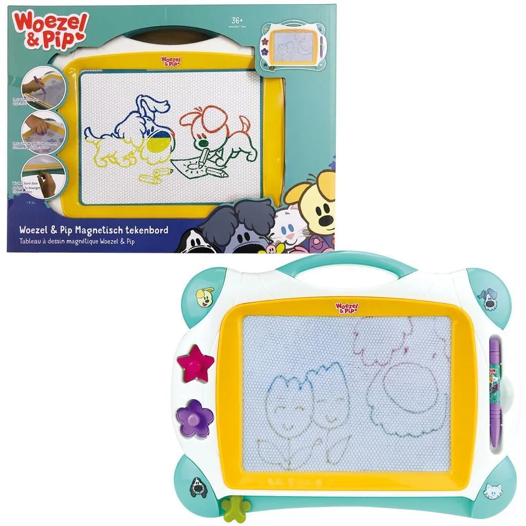 Recycled plastic Woezel and Pip Magnetic Drawing Board