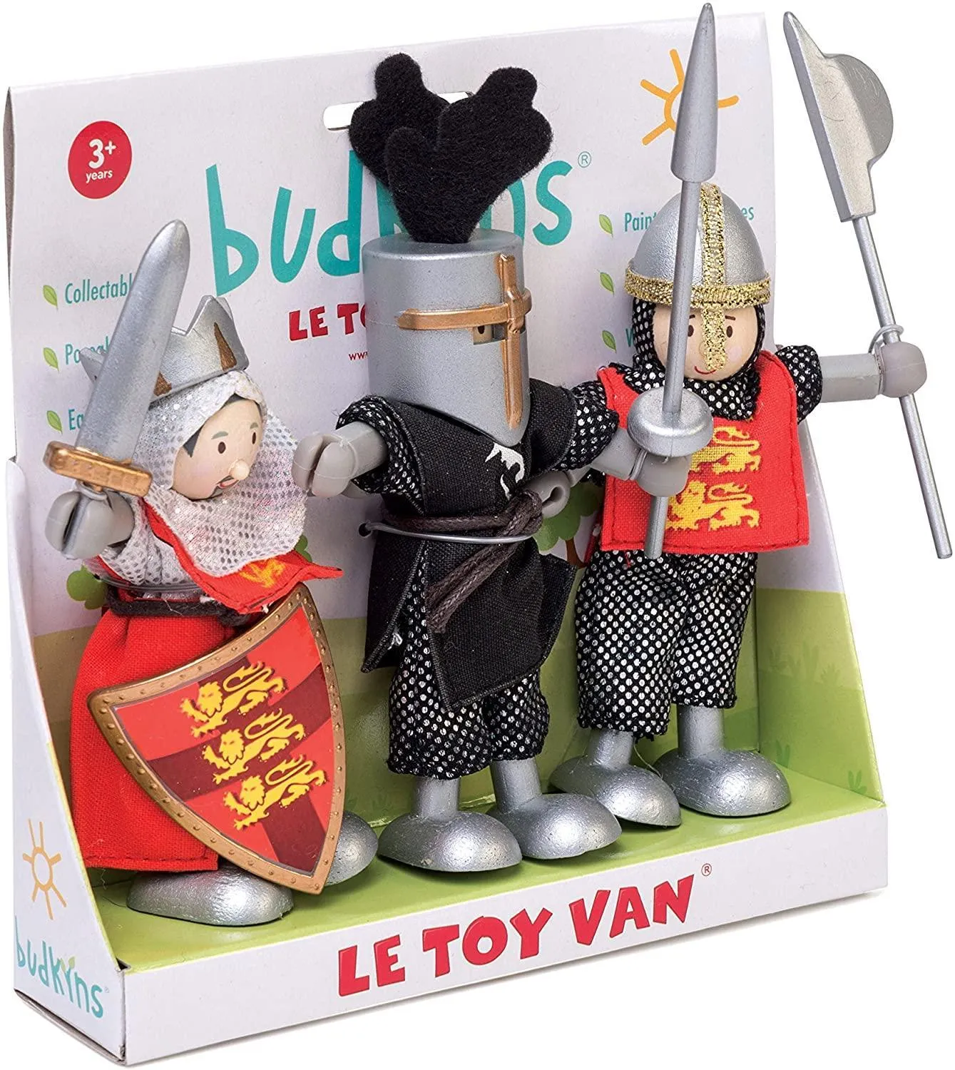 Role Playing Vintage Replica Le Toy Van Wooden Crusader Budkins Set