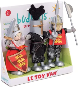 Role Playing Vintage Replica Le Toy Van Wooden Crusader Budkins Set