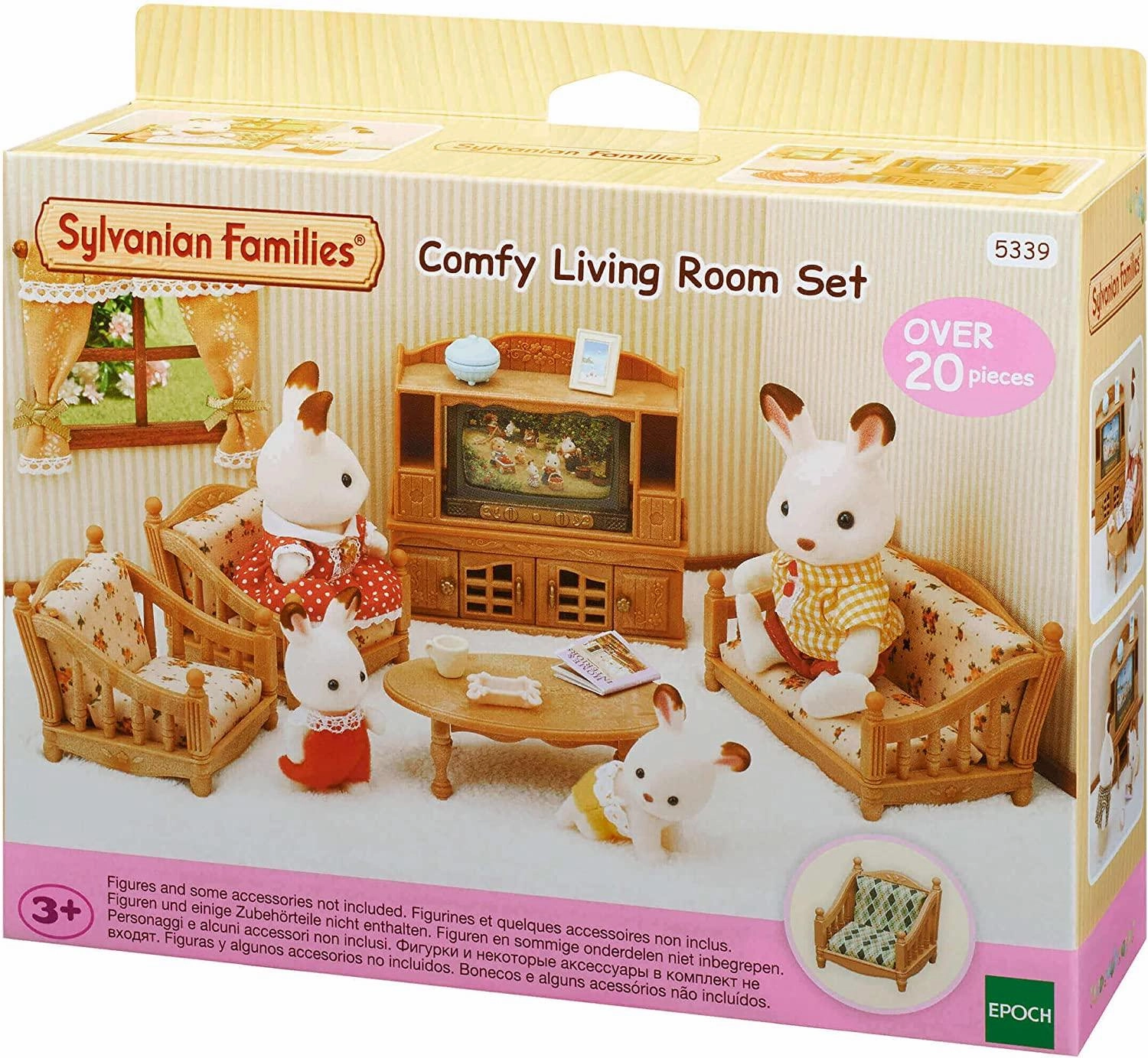 Sylvanian Families Living Room Set Teen Bedroom Blockbuster Film