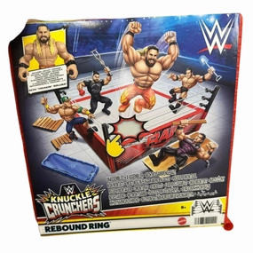 Everyday Use PVC Model WWE Knuckle Crunchers Rebound Ring Playset