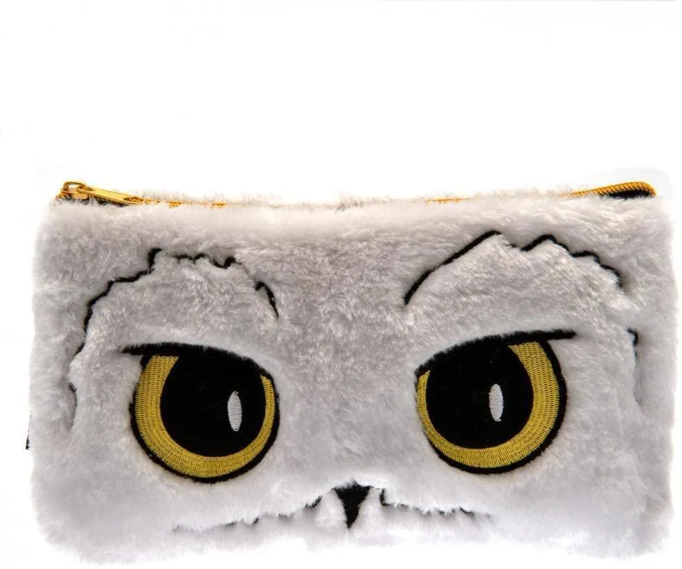 Eco Friendly Desktop Model Harry Potter Plush Pencil Case - Hedwig Owl