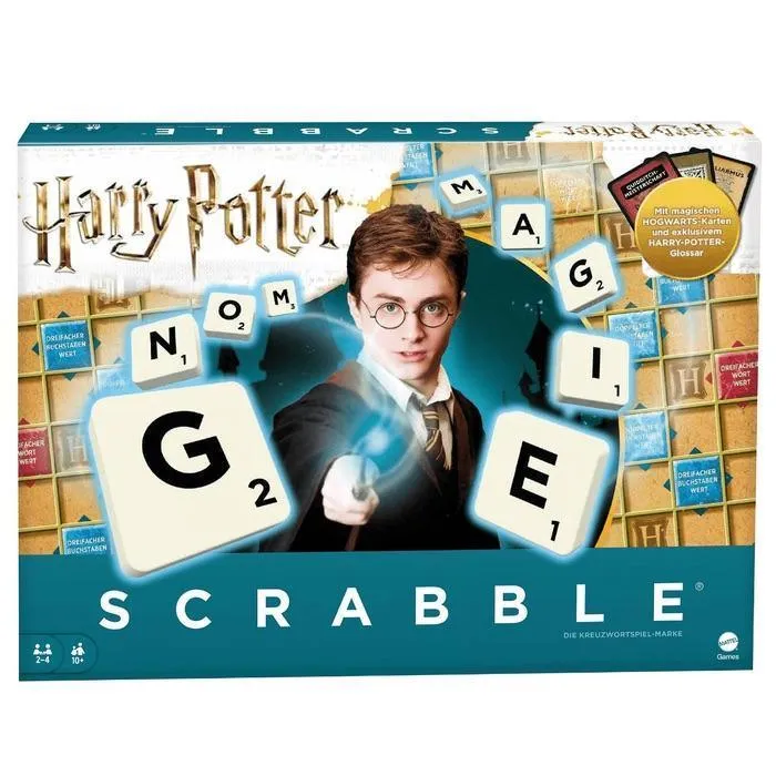 Rubber Toy Film Prop Harry Potter Scrabble - Family Edition