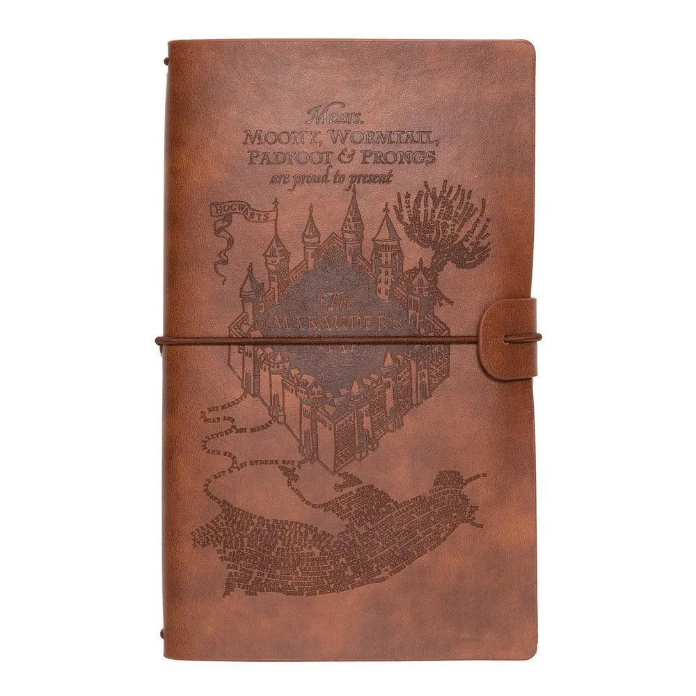 Man Cave Harry Potter The Marauder's Map Diary PU Leather Journal Notebook