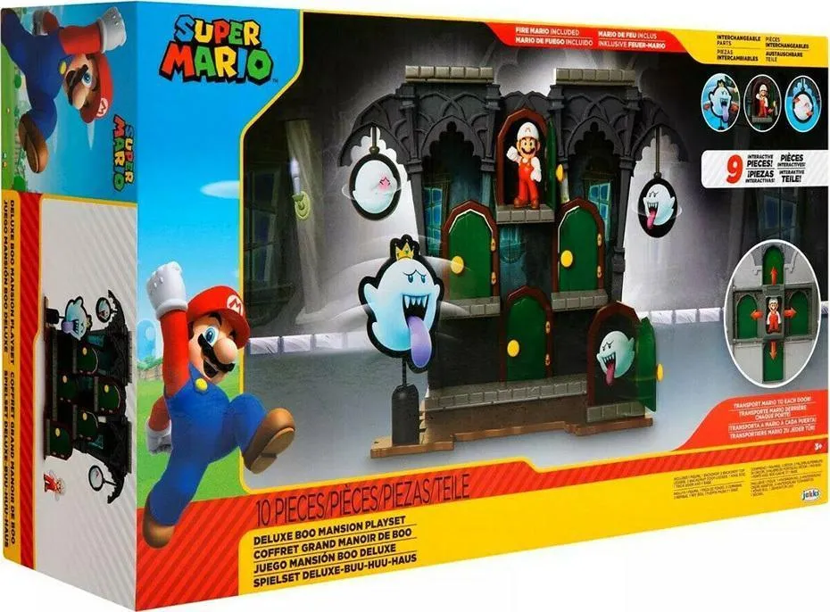 Mythological God Decorative Accent Super Mario JPA40428 Deluxe Boo Mansion Playset