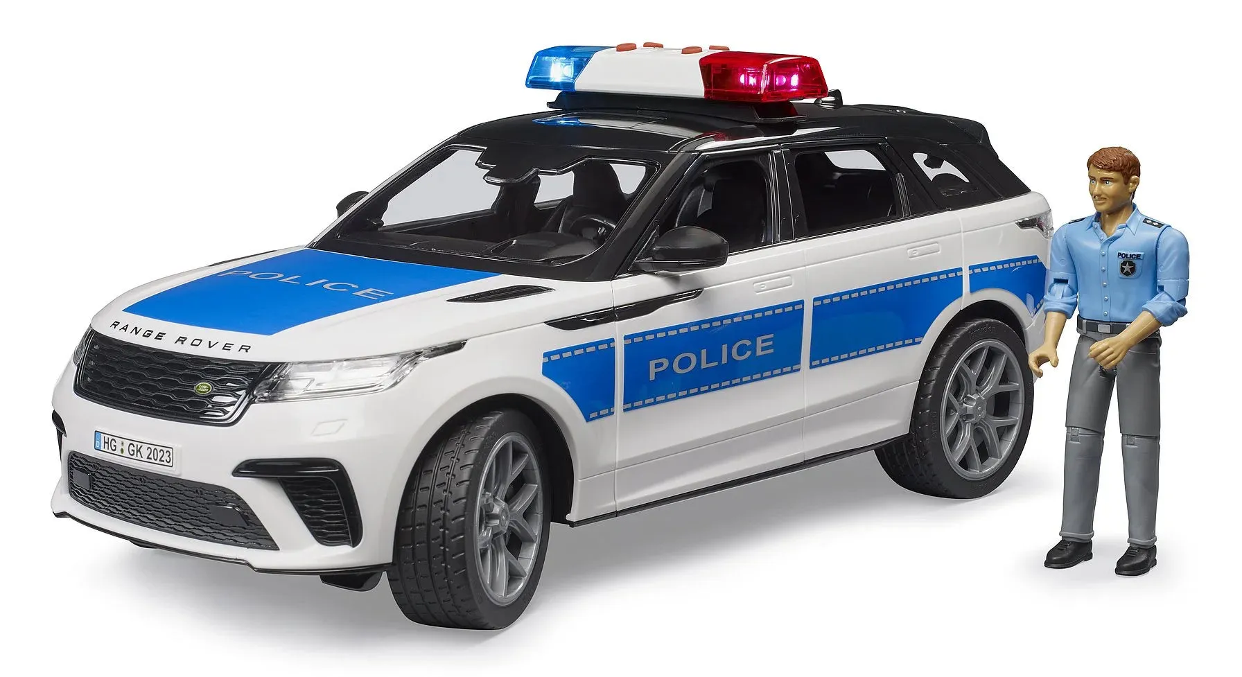 Man Cave BRUDER Range Rover Velar Police Vehicle