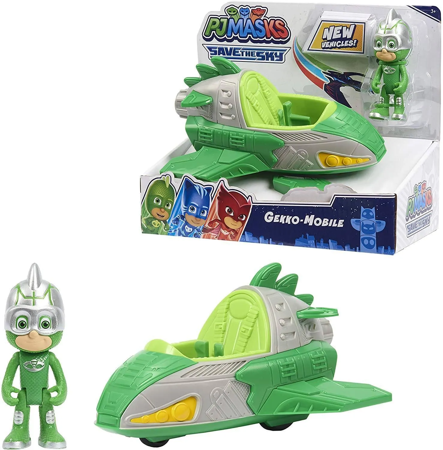 Handicraft Item Pixar Favorite PJ Masks Save the Sky Gekko Mobile Playset