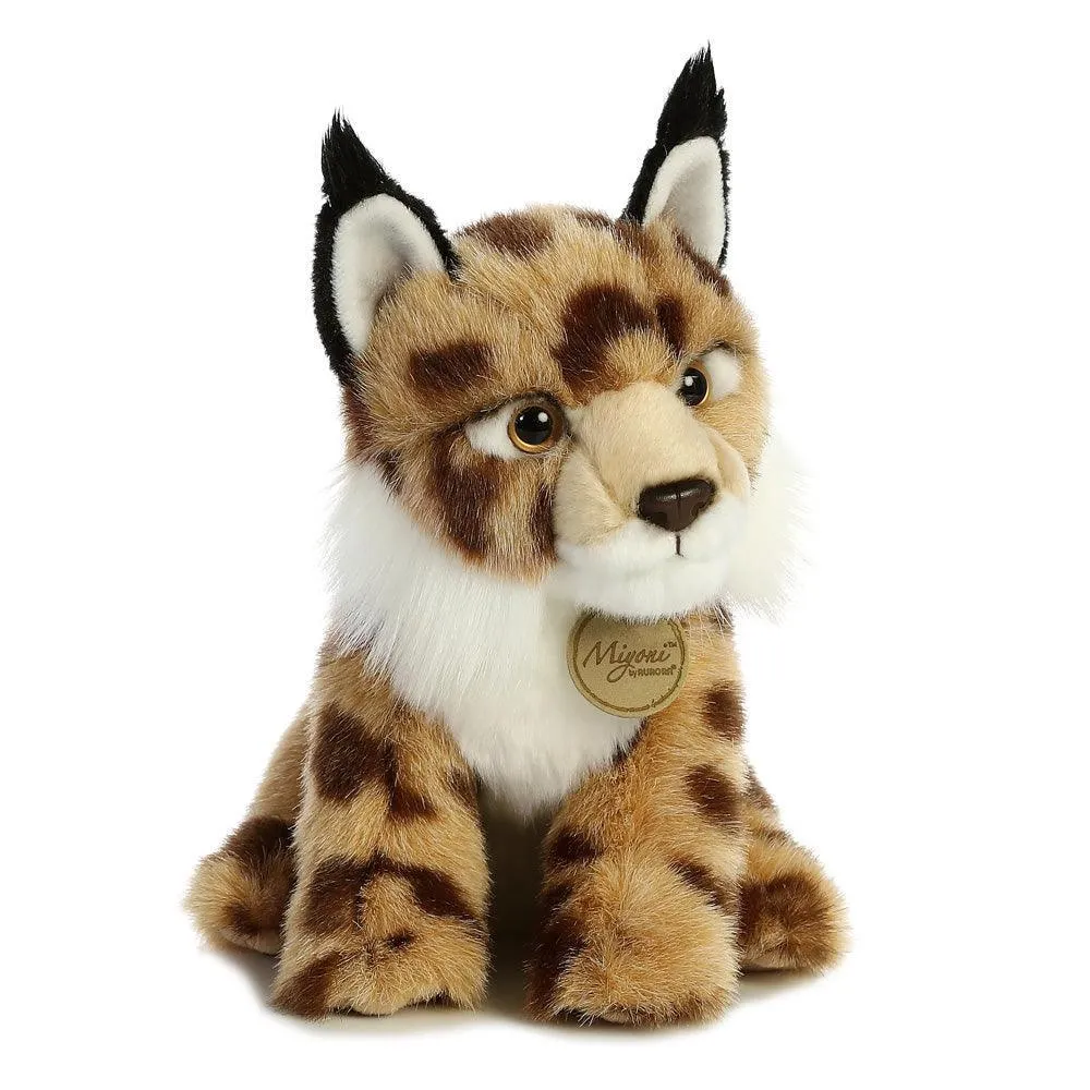 AURORA MiYoni Lynx 10-inch Plush Battle Statue