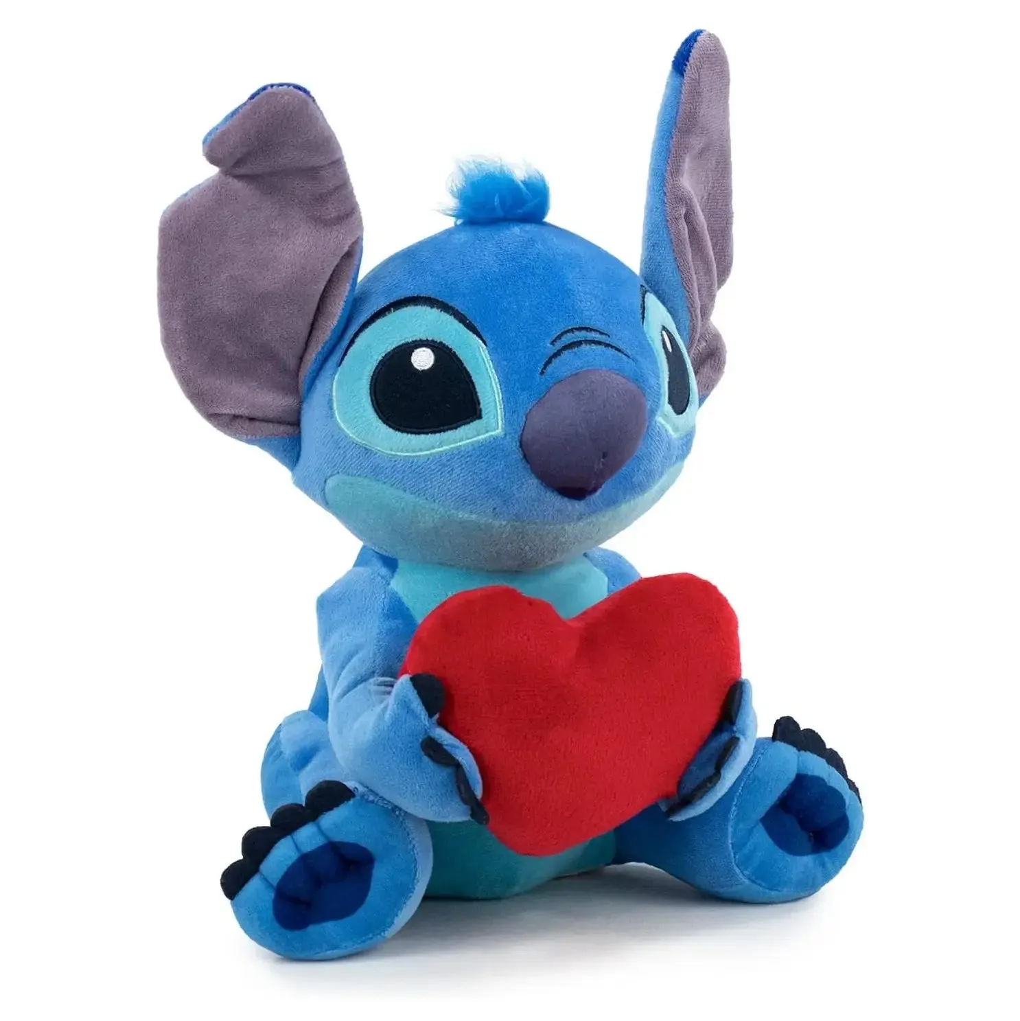 Lilo & Stitch Plush Animal Stitch 30 cm Sound Plush Stitch with Heart Action Pose Art Hero