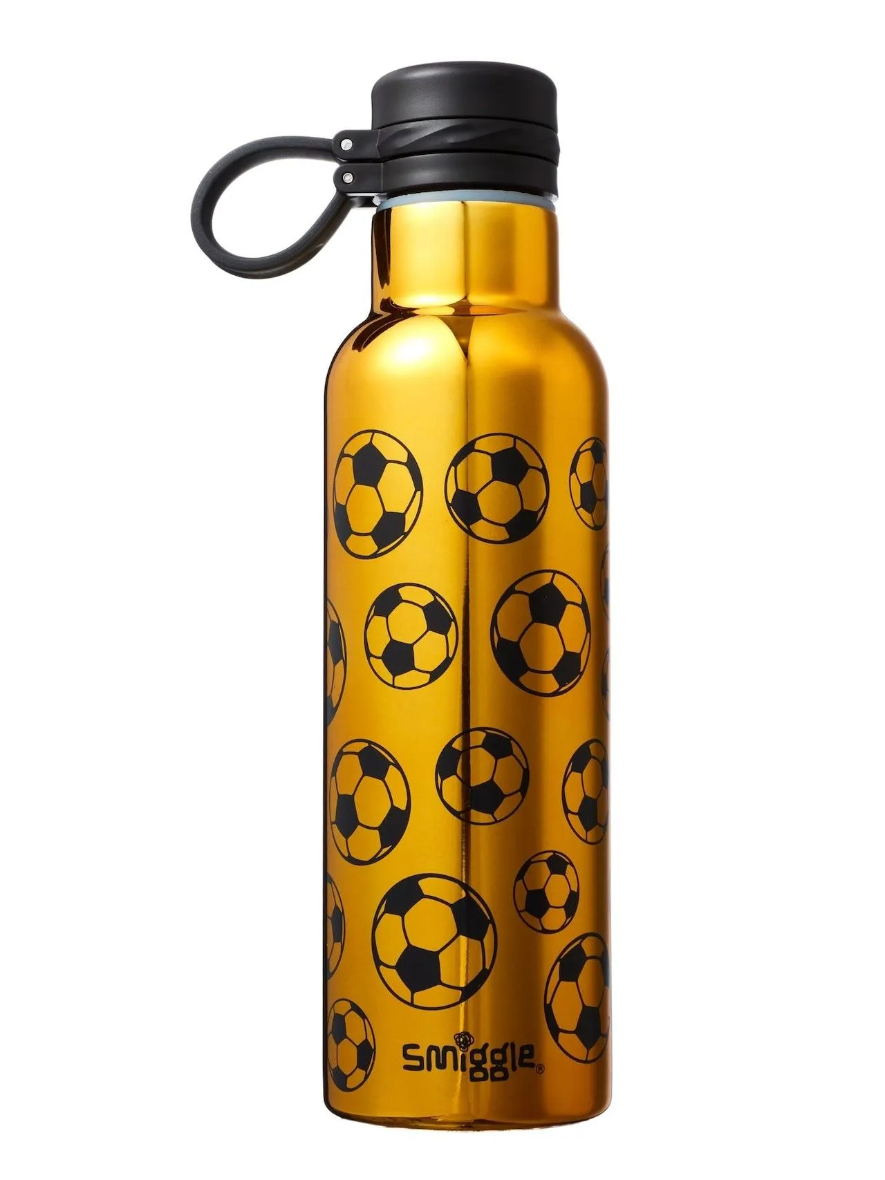 SMIGGLE Sports Insulated Stainless Steel Drink Bottle 640Ml - Gold Alternate Costume Ancient God