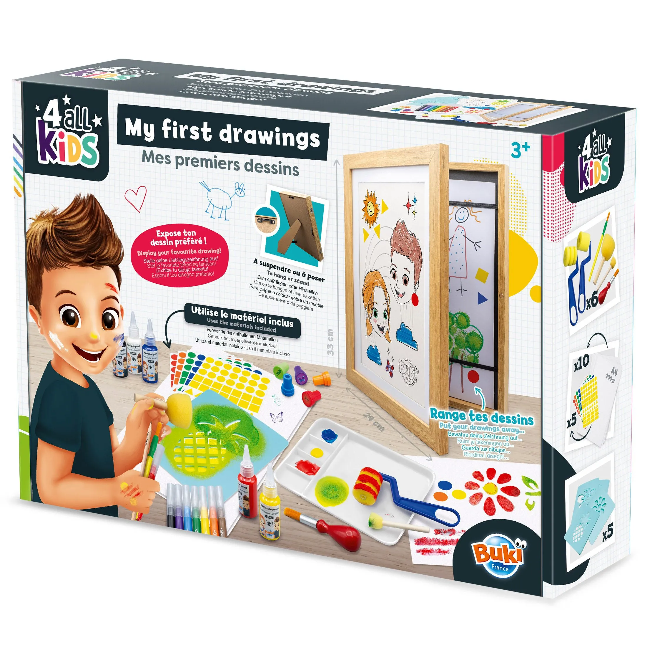 Vintage Model Premium Statue BUKI France My First Drawings