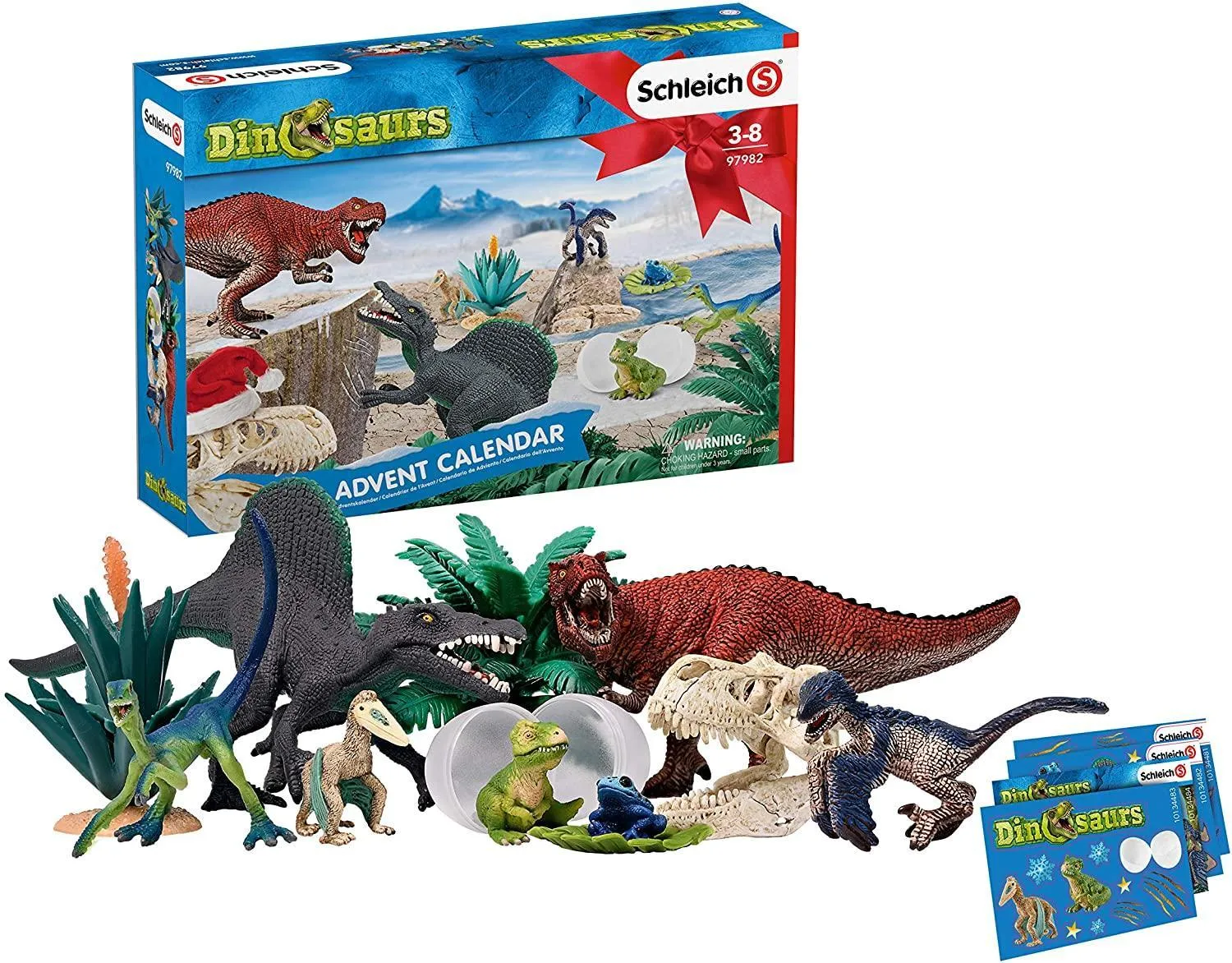 Schleich 97982 North America Dinosaurs Advent Calendar Vintage Theme