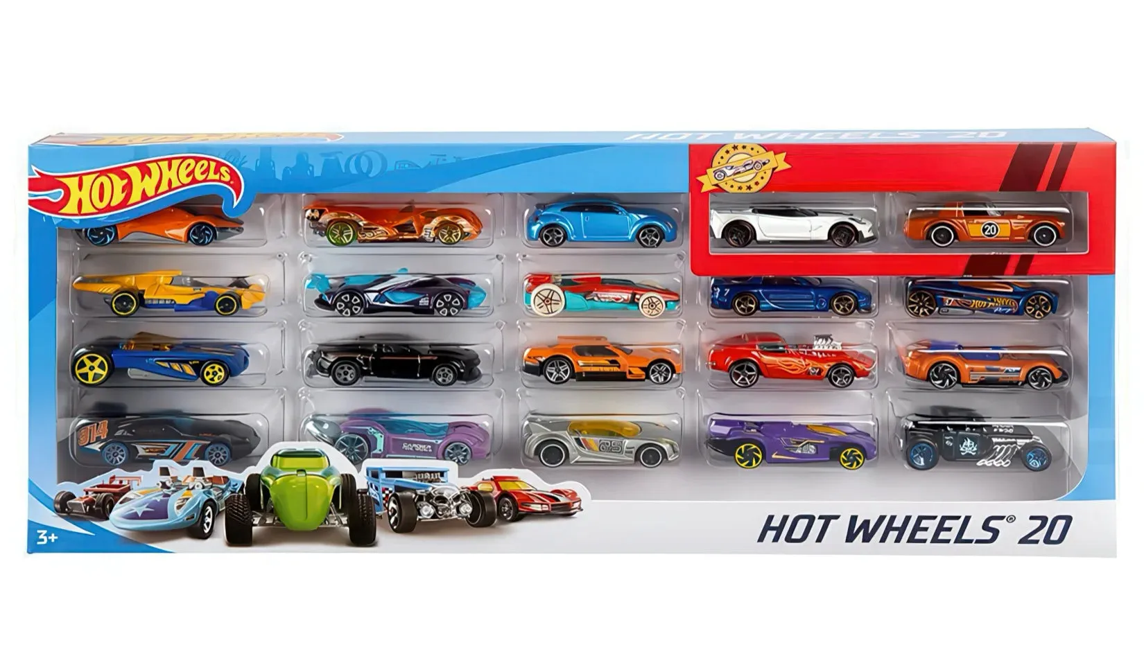 Superhero Pose Immersive experience Hot Wheels 20 Car Pack