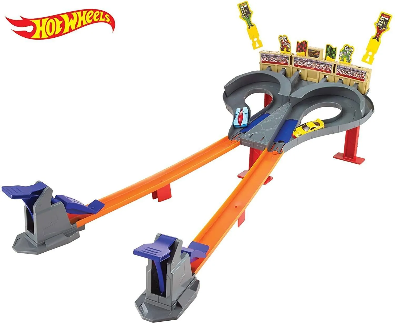 Hot Wheels CDL49 Super Speed Blastway Track Set Living room Wildlife Replica