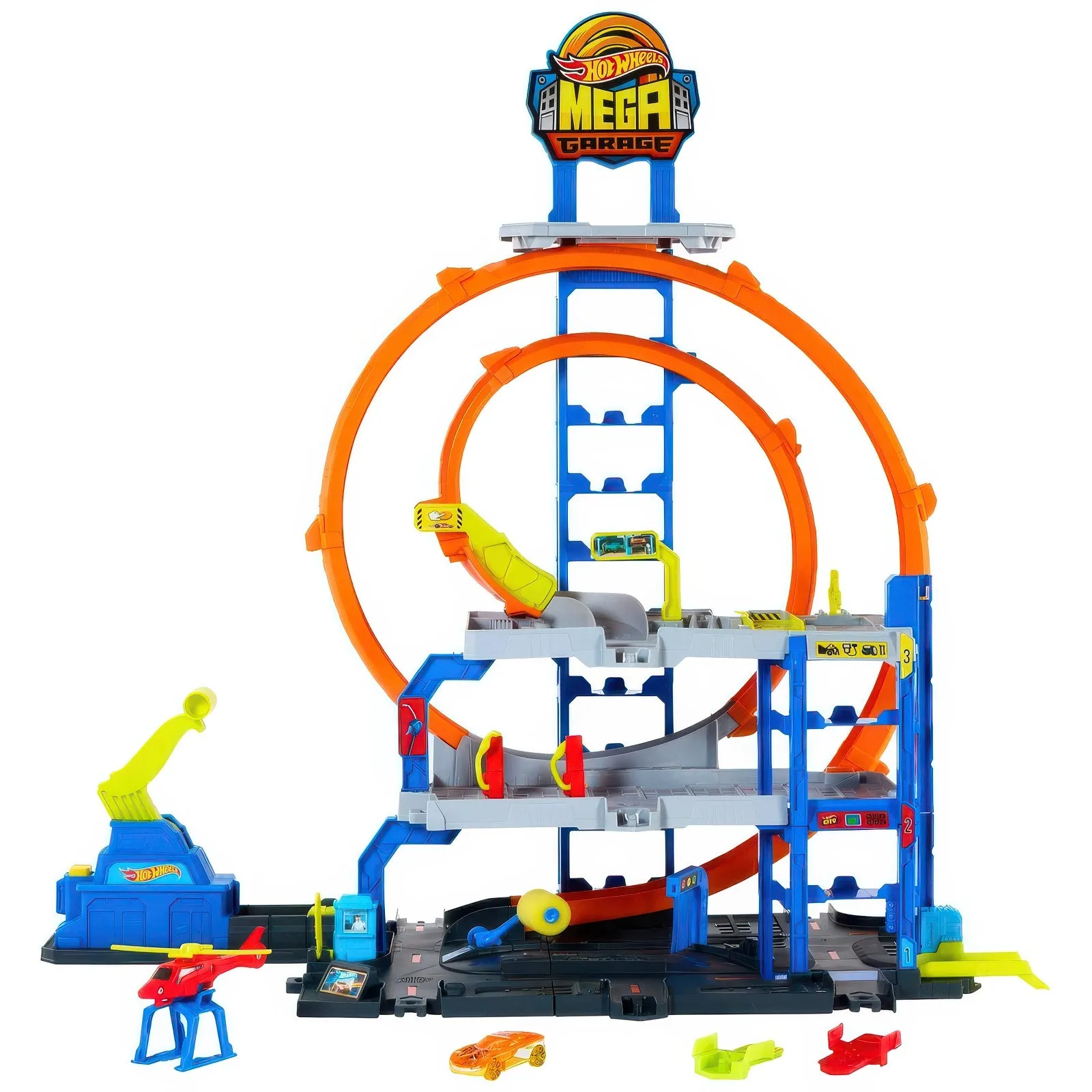 Hot Wheels City Mega Garage Loop Playset Domestic Pet Living room