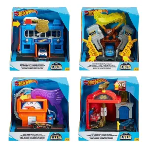 Blockbuster Film Hot Wheels-City Themed Play Sets - Assorted