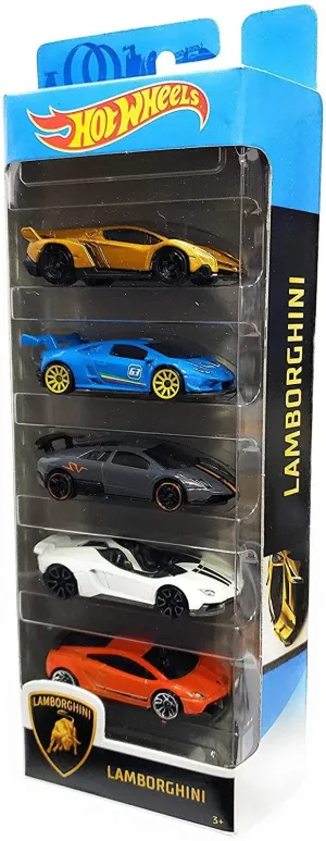 Hot Wheels Lamborghini Set of 5 Diecast Cars Emotional Connection Sentimental Value