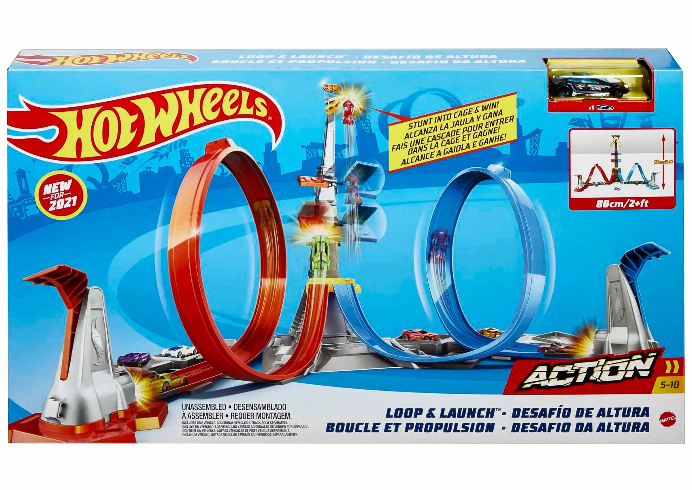 Hot Wheels Looping Action Track Set Missing Piece PVC Toy