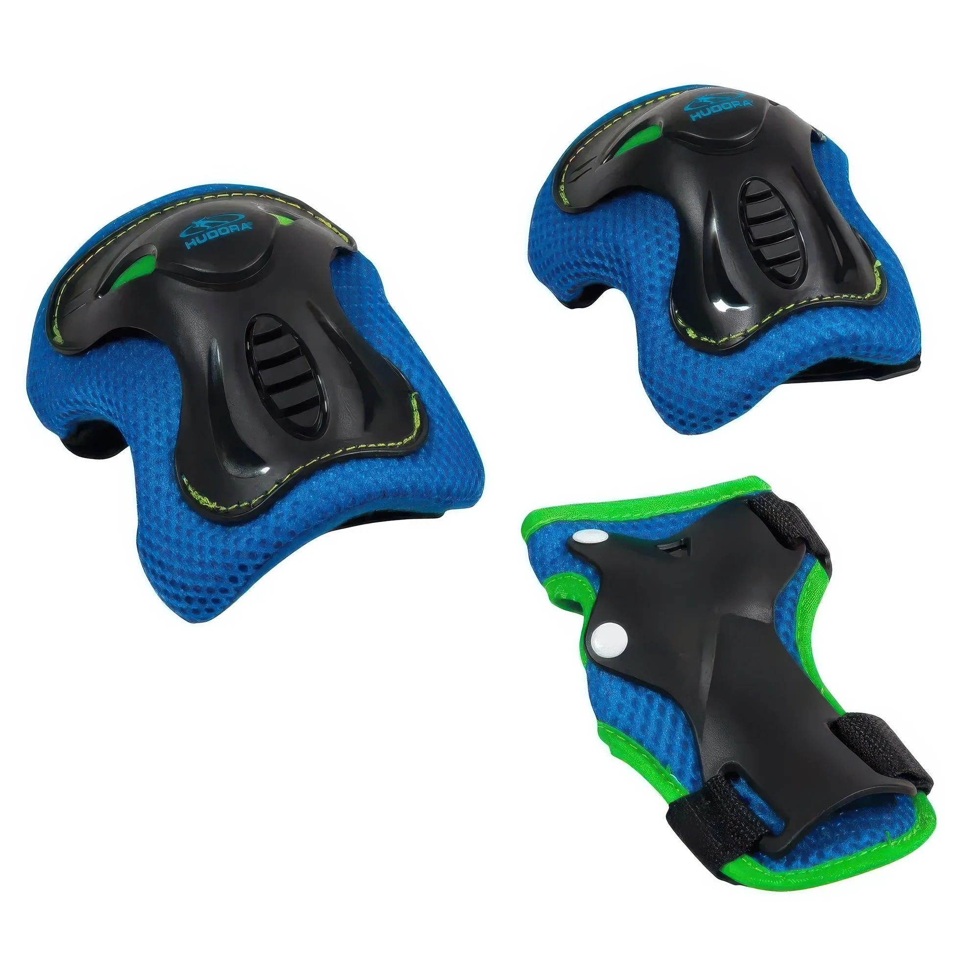 Non toxic Hudora Kids Protector Set Blue Size XS