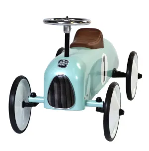 Retro Roller Colin Push Car - Mint Green Digital Sculpt
