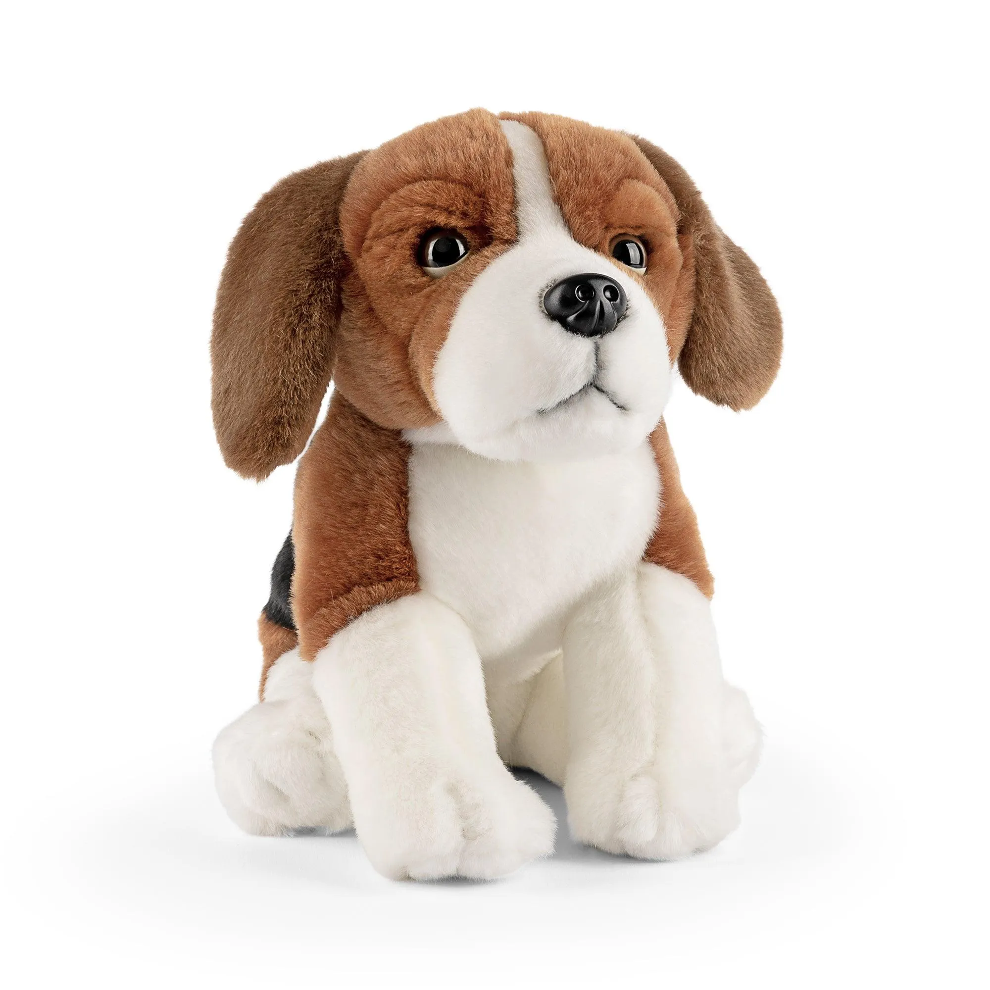 Cultural Heritage Display Figure LIVING NATURE Beagle Sitting Soft Toy 25cm