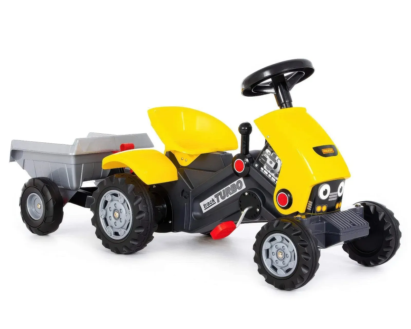 Craft Project Shelf Display Turbo 2 Pedal Tractor and Trailer Ride-on