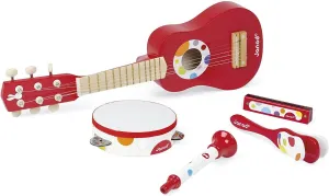Janod Confetti Music Live Wooden Musical Set Grand Prize Desktop Decor