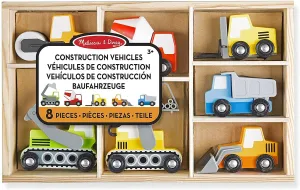 Art Hero Melissa & Doug Wooden Construction Site Vehicles